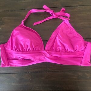 Kona Sol Bright Pink Swim Top